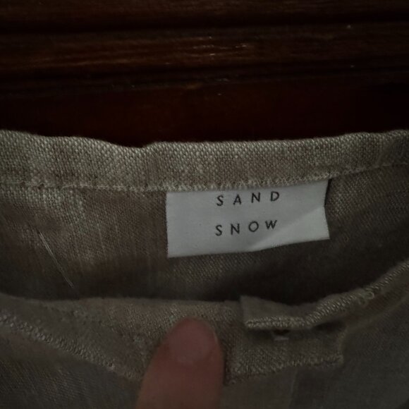 Sand Snow 100% Linen Cami Top - Picture 5 of 5